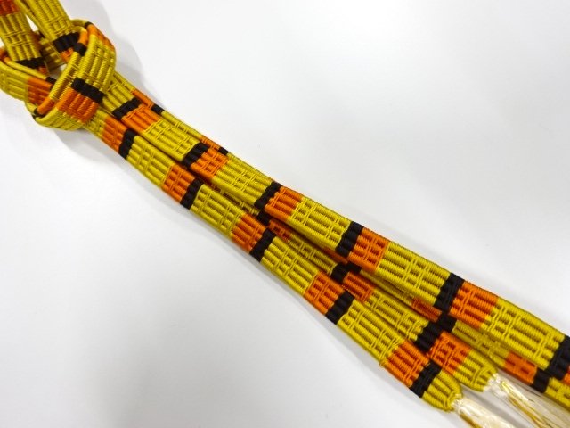 未使用品　正絹　手組帯締め